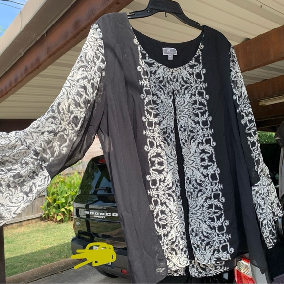JM Collection Blouse XXL - Picture 3 of 3